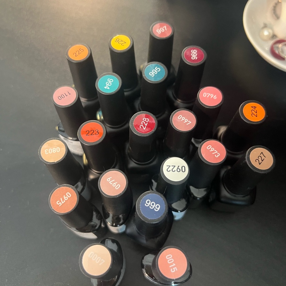 Assorted Gel Nail Polish Set - Vibrant Colors
